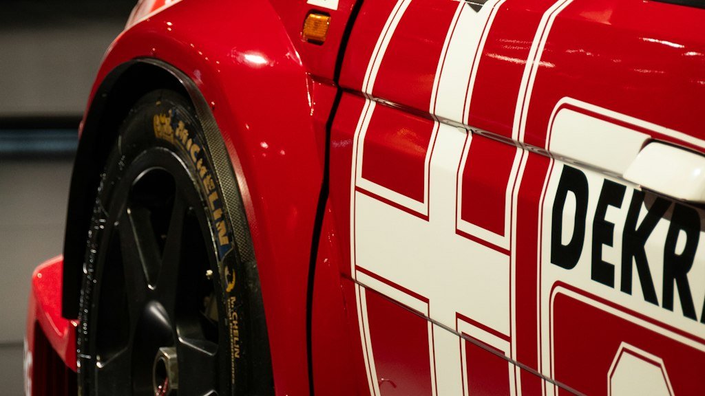 Red number 8 stock car graphics package, an example of custom race car graphics Daytona Beach racers trust for race day